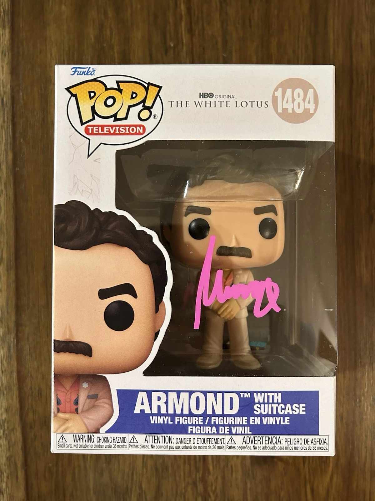 Murray Bartlett ‘The White Lotus’ Signed Funko Pop ‘Armond’ Beckett Certified