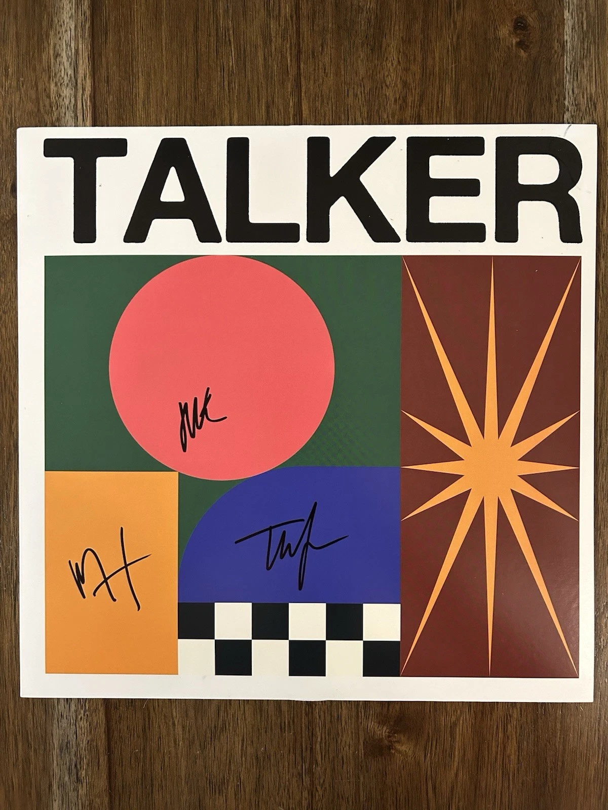 ‘Wilderado’ Full Band Signed Vinyl Album ‘Talker’ Max Rainer, Tyler & Justin