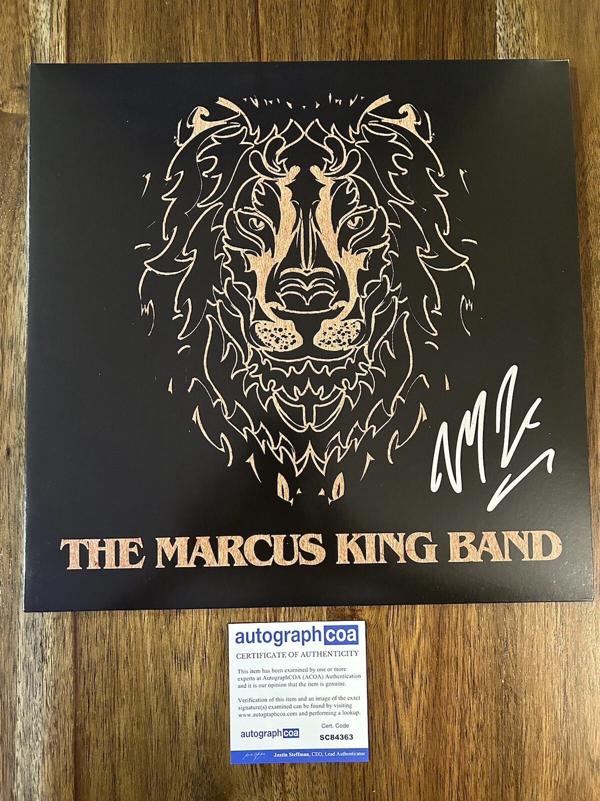 ‘The Marcus King Band’ Signed Vinyl Album LP Blues ACOA