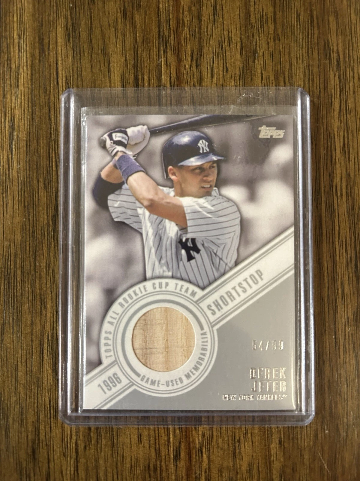 Derek Jeter 2014 Topps All Rookie Cup Team Bat Card #54/99 Yankees HOF