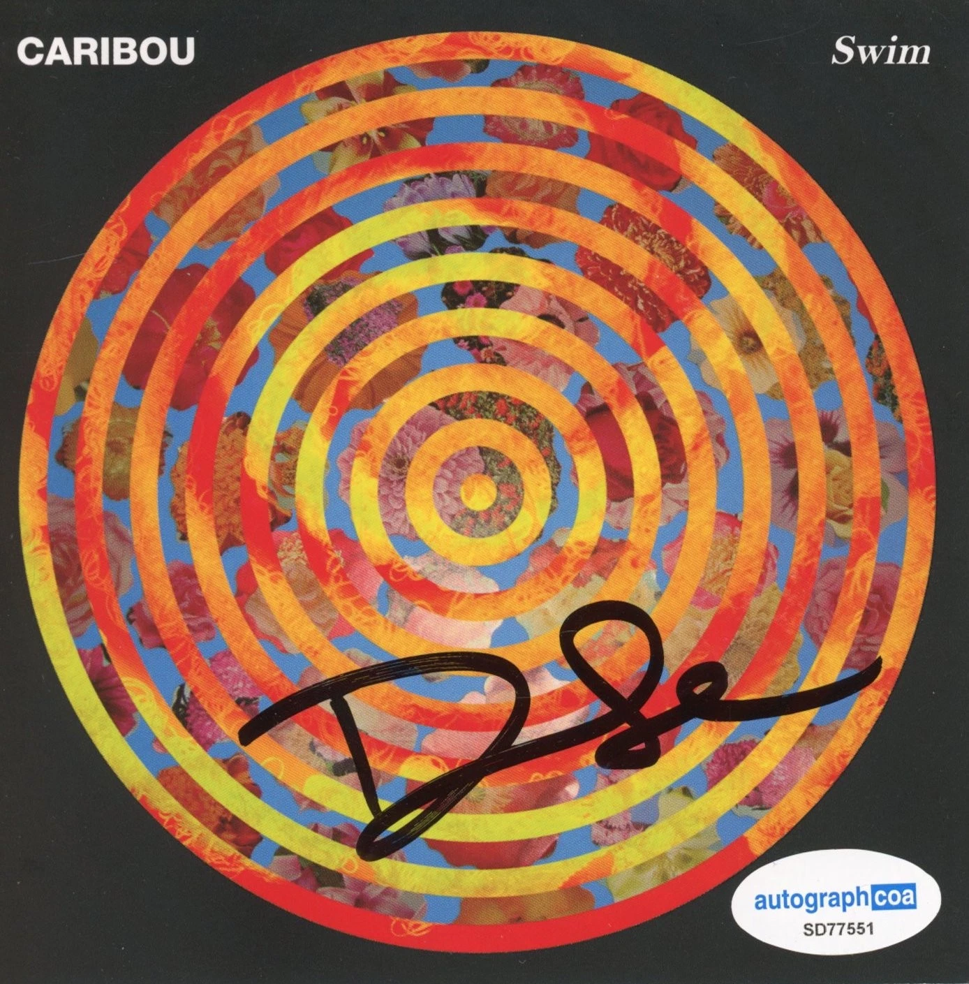 CARIBOU SIGNED SWIM CD DISK DAN SMITH ACOA