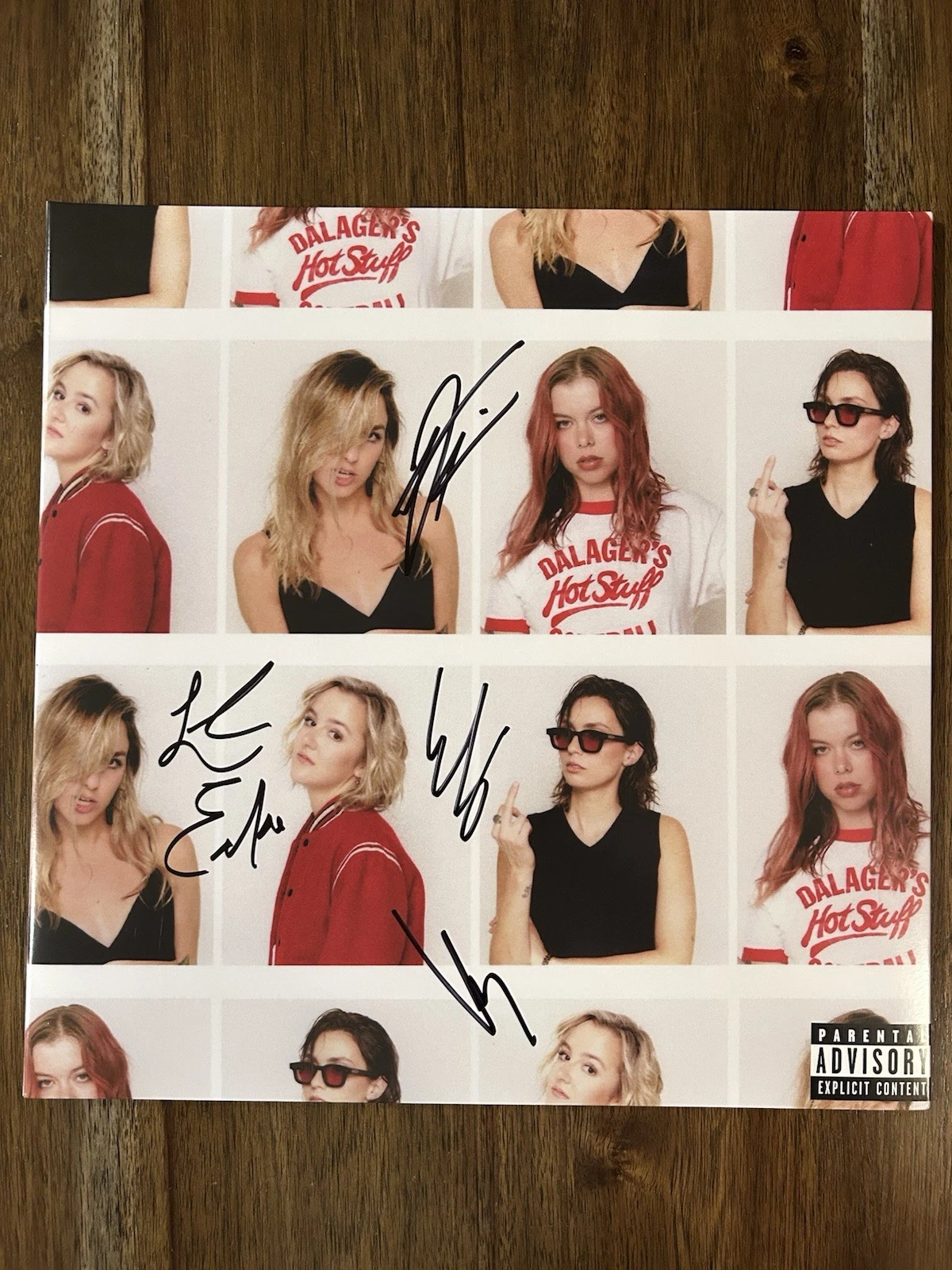 ‘The Beaches’ Band Full Signed Vinyl Album ‘Blame My Ex’ Jordan Miller +3