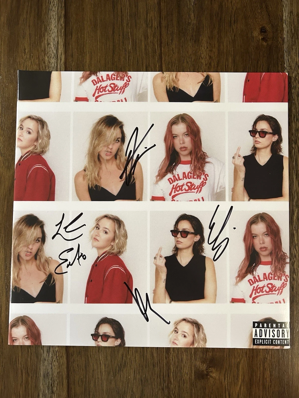 ‘The Beaches’ Band Full Signed Vinyl Album ‘Blame My Ex’ Jordan Miller +3