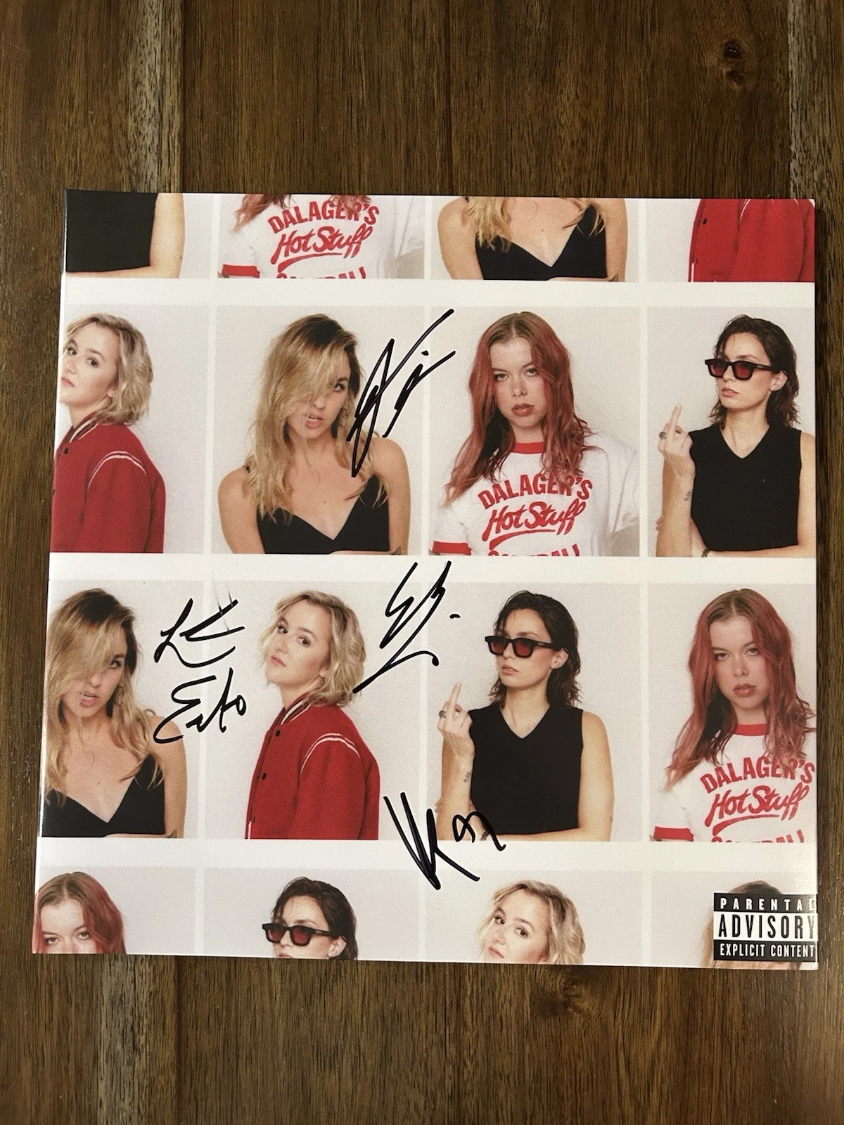 ‘The Beaches’ Band Full Signed Vinyl Album ‘Blame My Ex’ Jordan Miller +3