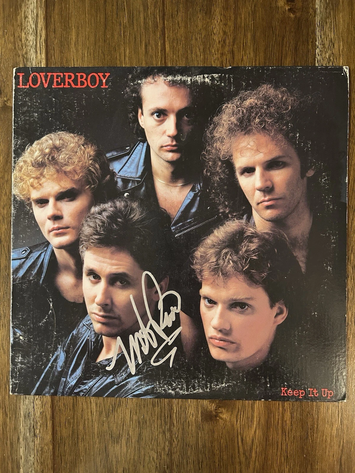 ‘Mike Reno’ Loverboy Band Lead Singer Signed Vinyl Album ‘Keep It Up’