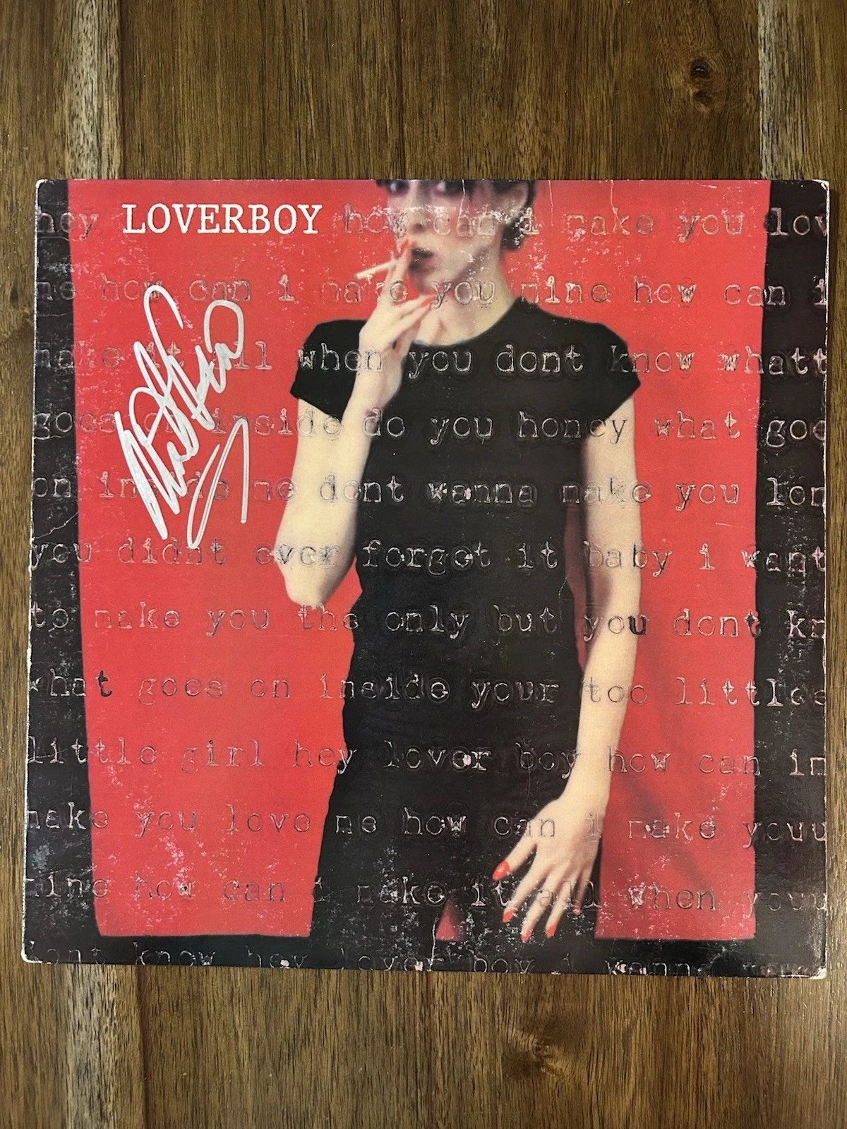 ‘Mike Reno’ Loverboy Band Lead Singer Signed Vinyl Album ‘Self Titled’