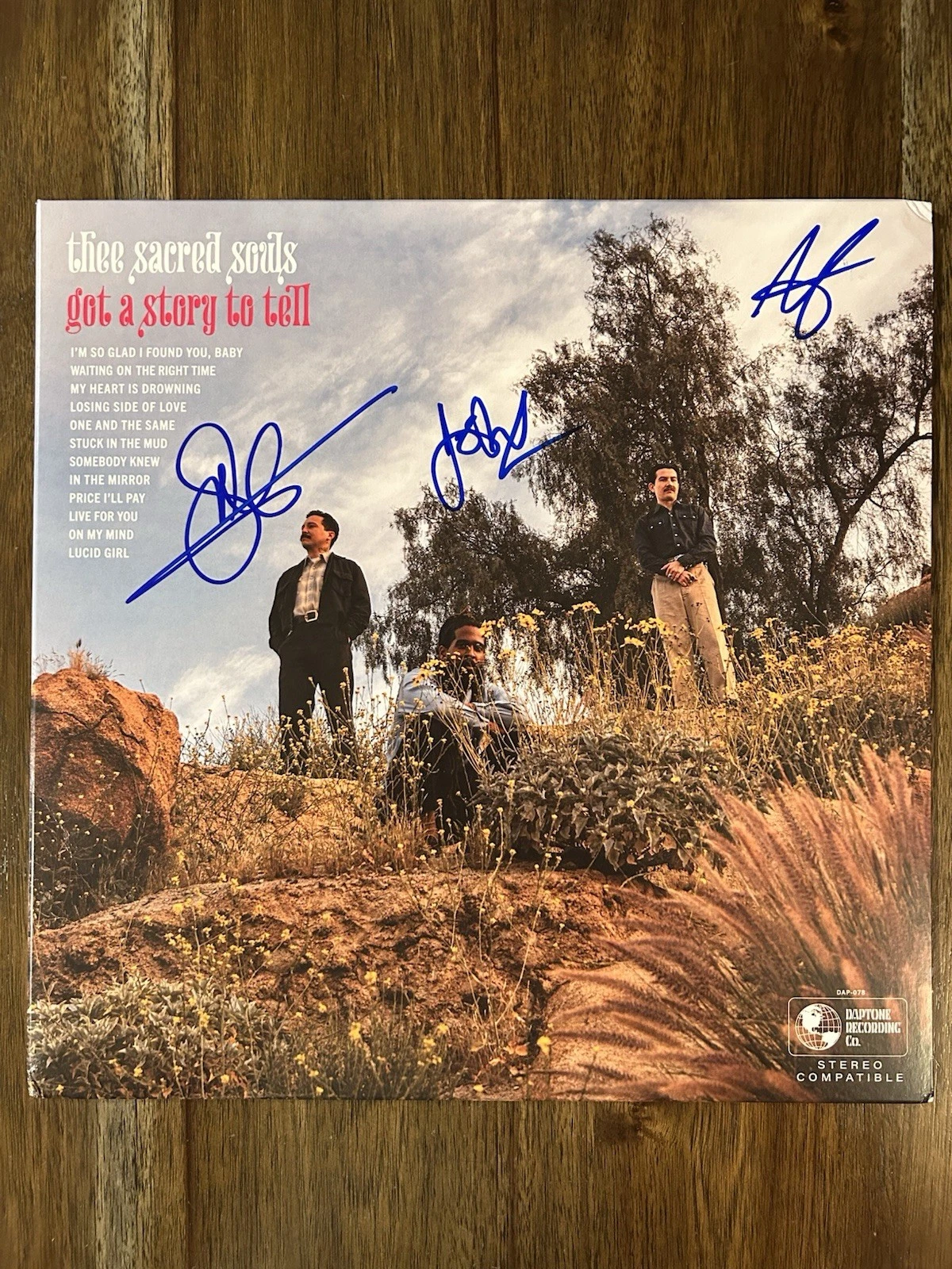 ‘Thee Sacred Souls’ Band Signed Vinyl Album ‘Got A Story To Tell’ Josh Lane +2