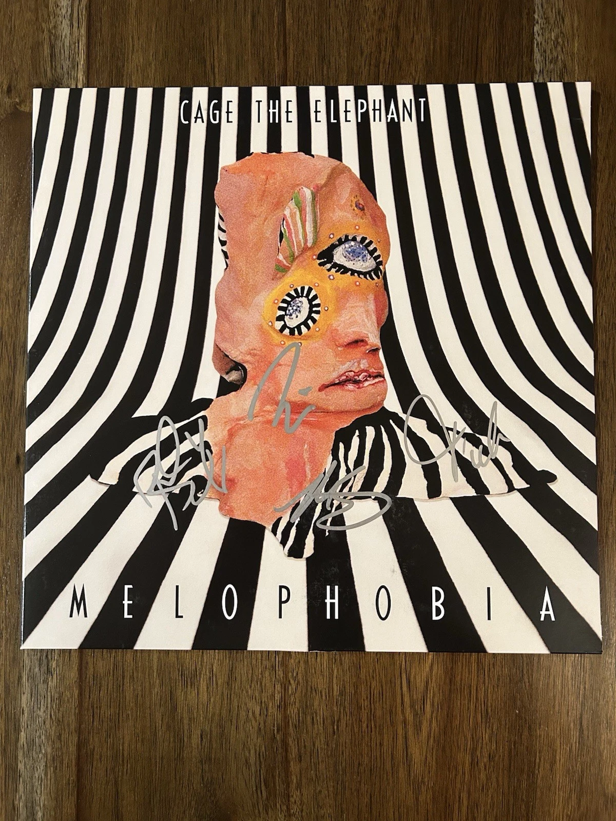 ‘Cage The Elephant’ Band Signed Vinyl Album ‘Melophobia’ Matt Shultz +3 Rare