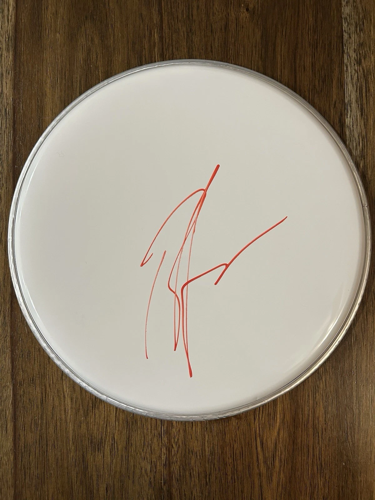 Ray Luzier ‘Korn’ Band Drummer Signed 10” Drumhead