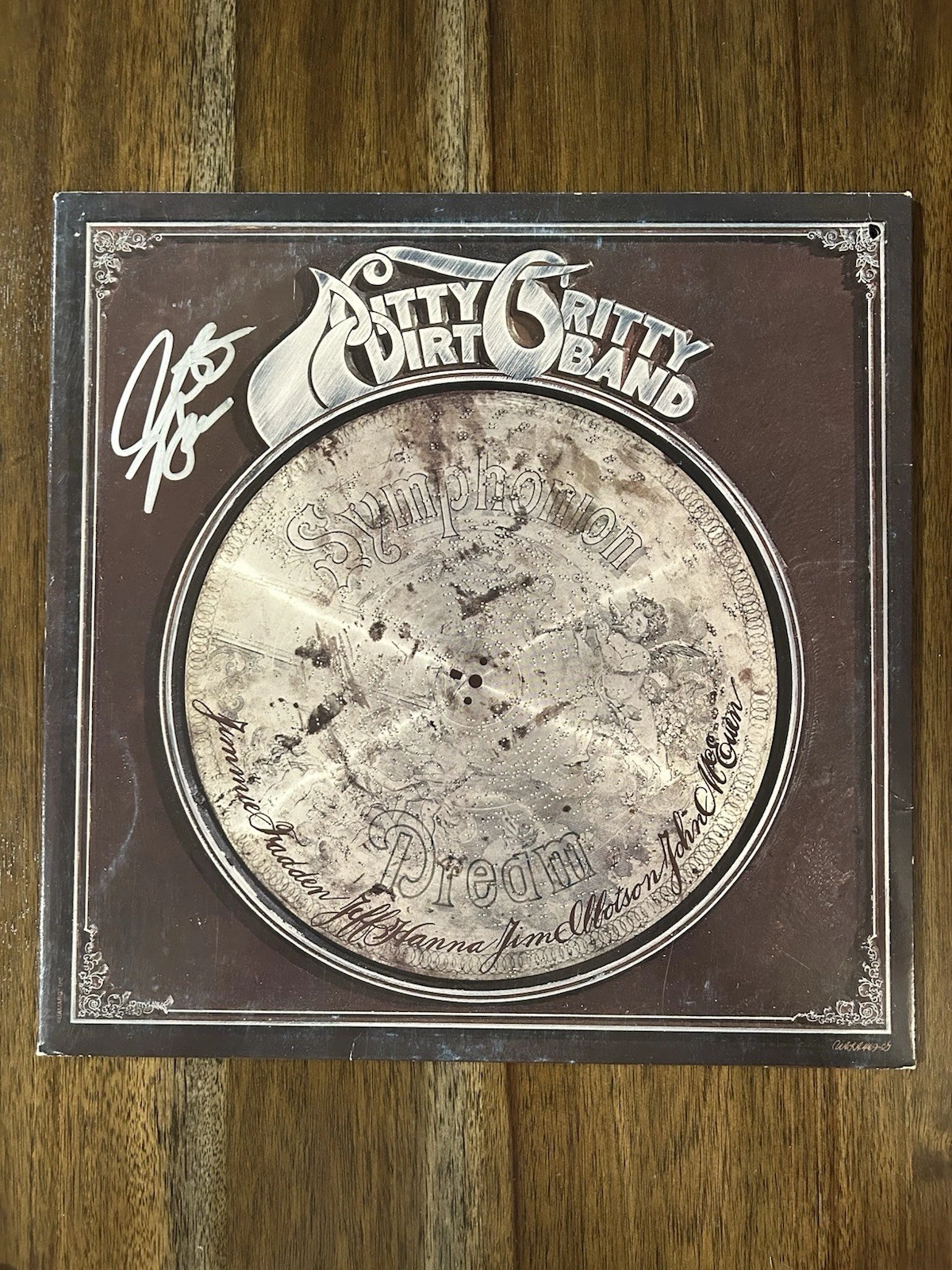 Jeff Hanna ‘Nitty Gritty Dirt Band’ Signed Vinyl Album ‘Symphonion Dream’