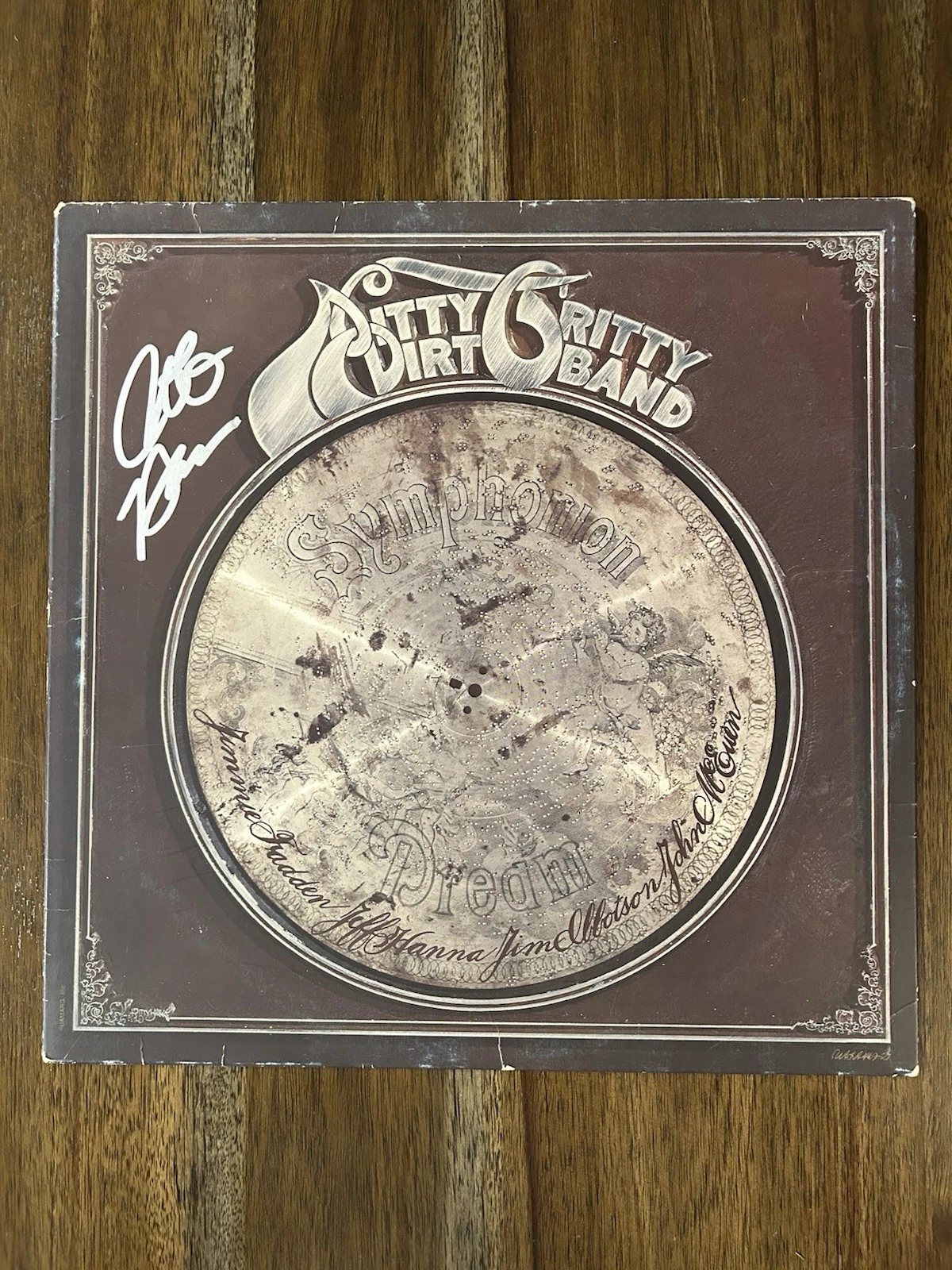 Jeff Hanna ‘Nitty Gritty Dirt Band’ Signed Vinyl Album ‘Symphonion Dream’