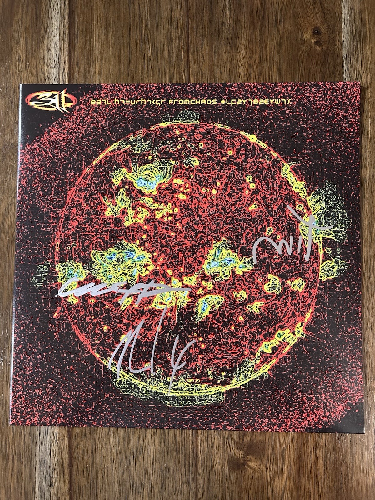 ‘311’ BAND SIGNED VINYL ALBUM ‘FROM CHAOS’ NICK HEXUM, CHAD & TIM COLLECTIBLE MEMORABILIA