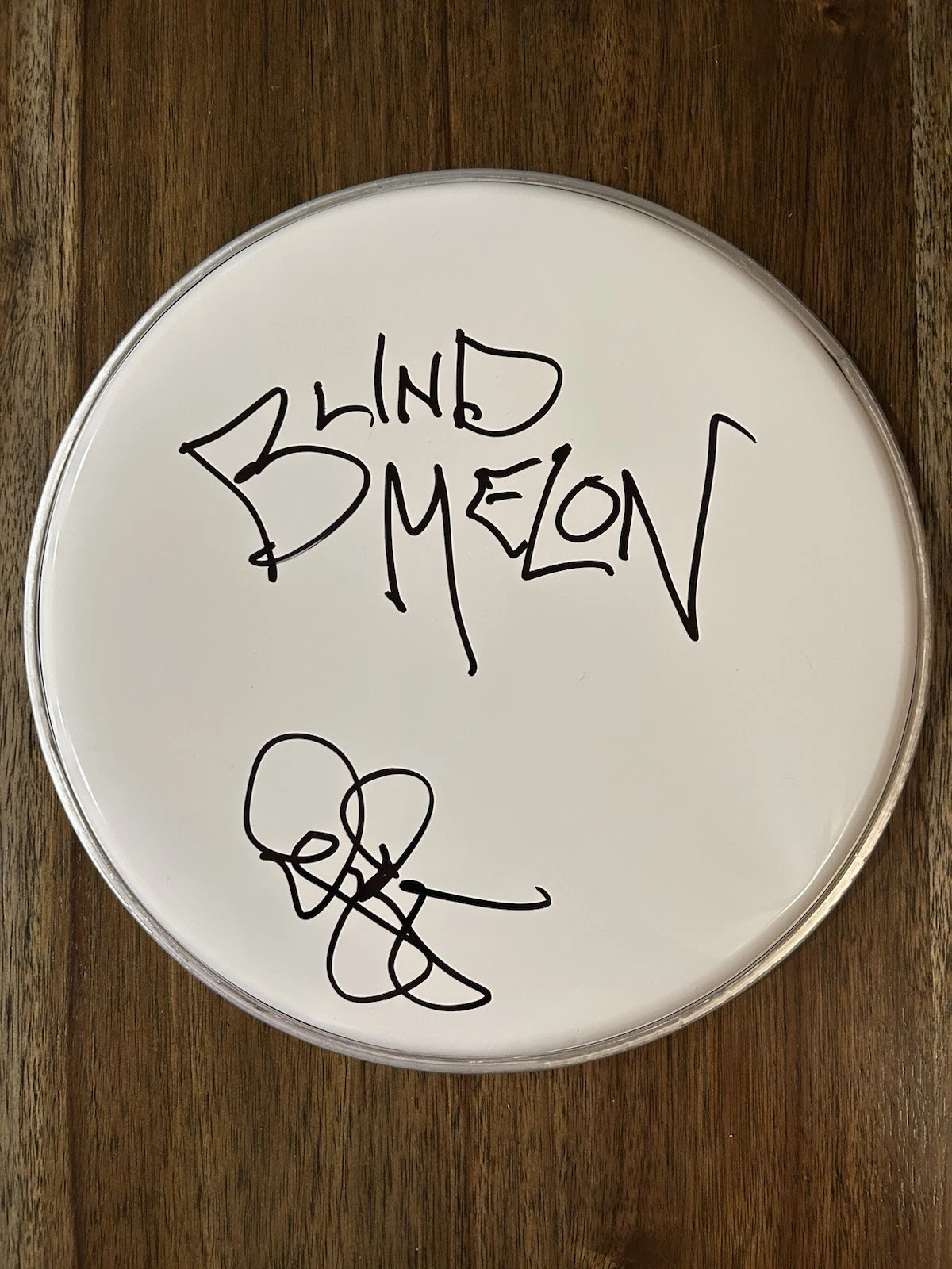 Glen Graham ‘Blind Melon’ Band Drummer Signed 10” Drumhead