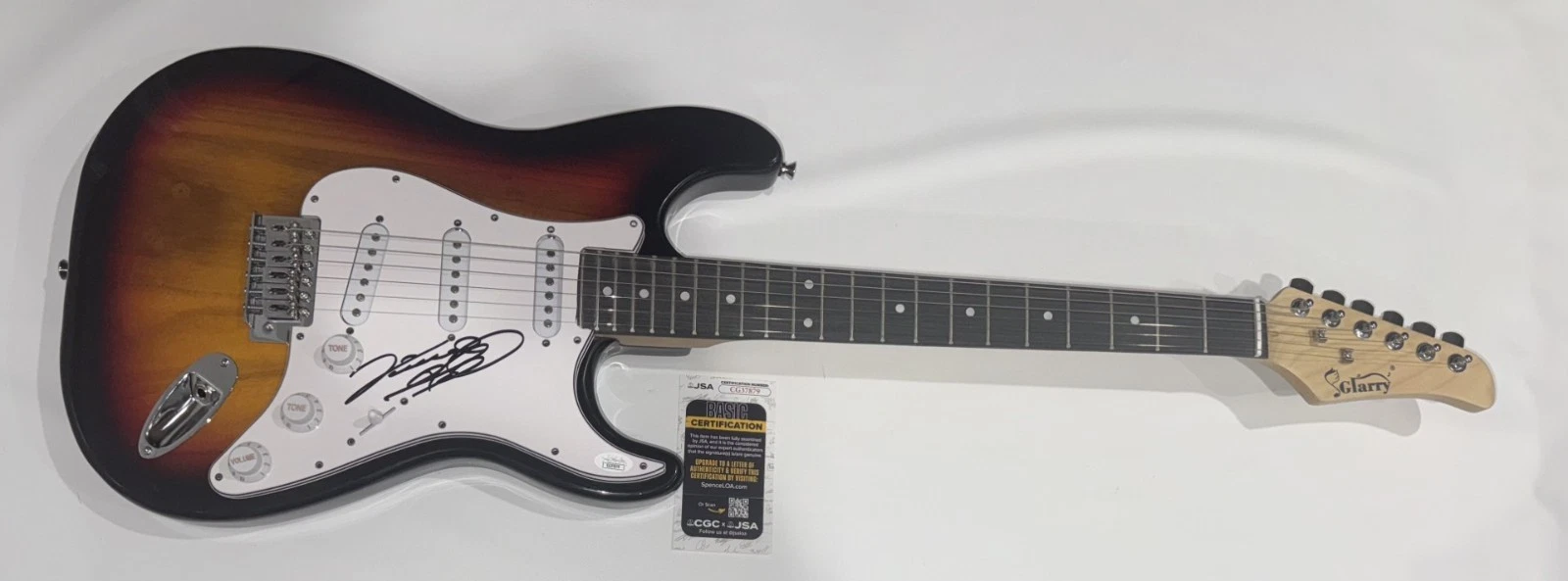 VINCE GILL SIGNED SUNBURST ELECTRIC GUITAR THE EAGLES COUNTRY LEGEND JSA COA