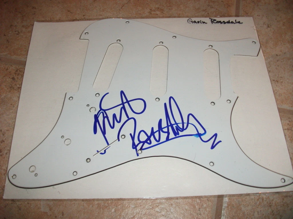 Gavin Rossdale Bush Signed Autographed Guitar Pickguard Pick Guard Rock Music