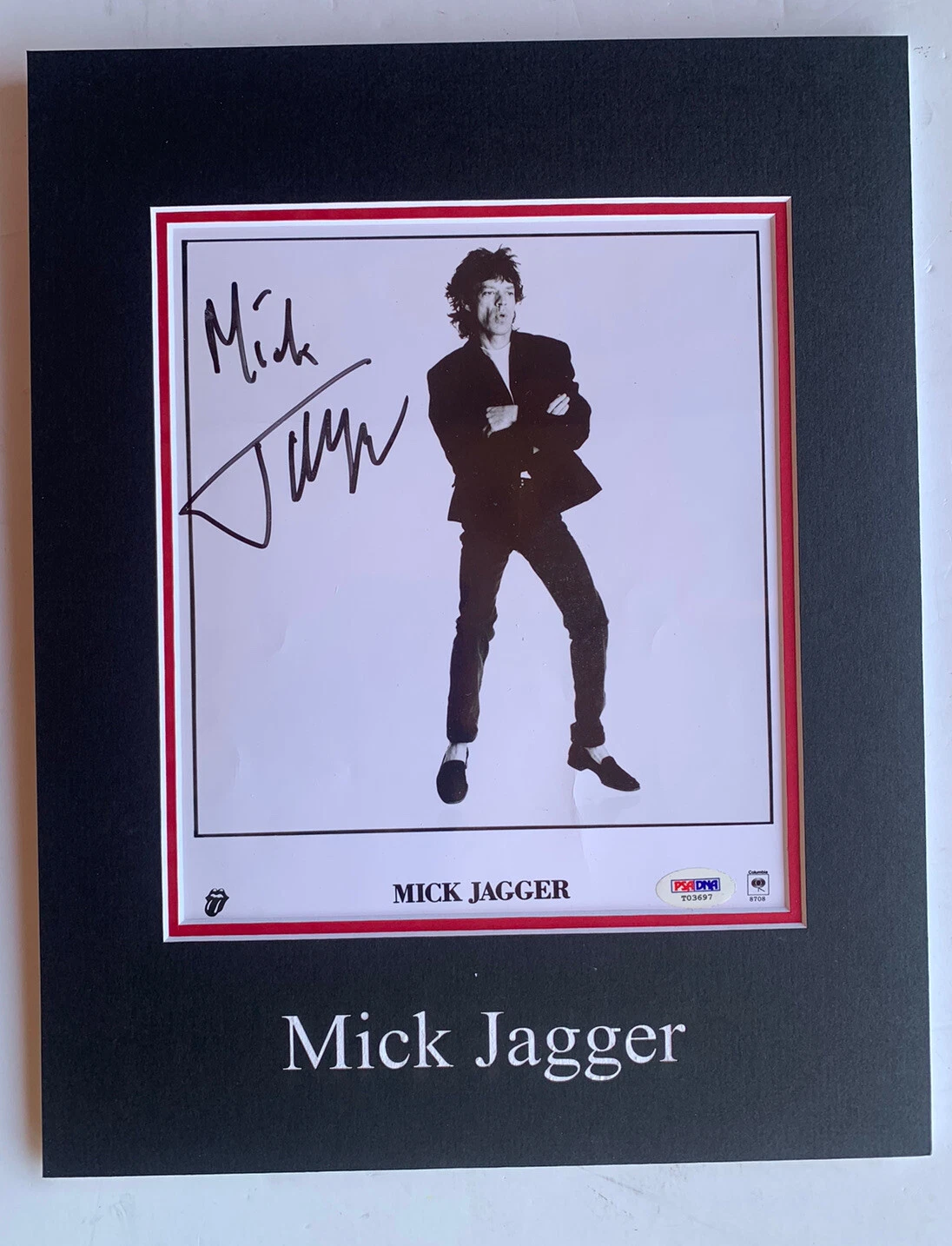Mick Jagger Rolling Stones Signed Autograph Matted 8x10 Photo PSA Certified READ