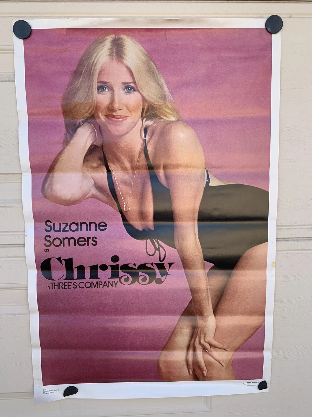 Suzanne Somers Vintage Original 1977 Three's Company Poster 23