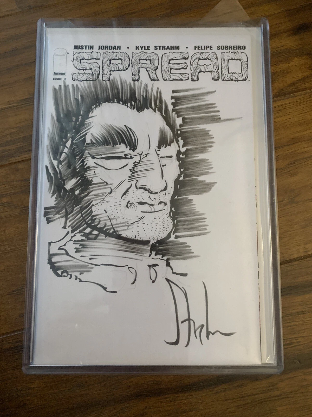 Kyle Strahm Signed Autographed SPREAD Comic Issue 6 BAS Guaranteed