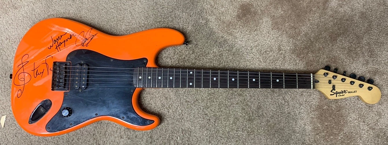 Steve Vai Joe Bonnamassa Warren Haynes Signed Autographed Guitar BAS Guaranteed