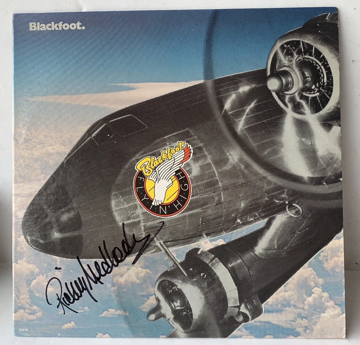 Lynyrd Skynyrd Rickey Medlock Blackfoot Signed Autograph LP Record BAS Certified