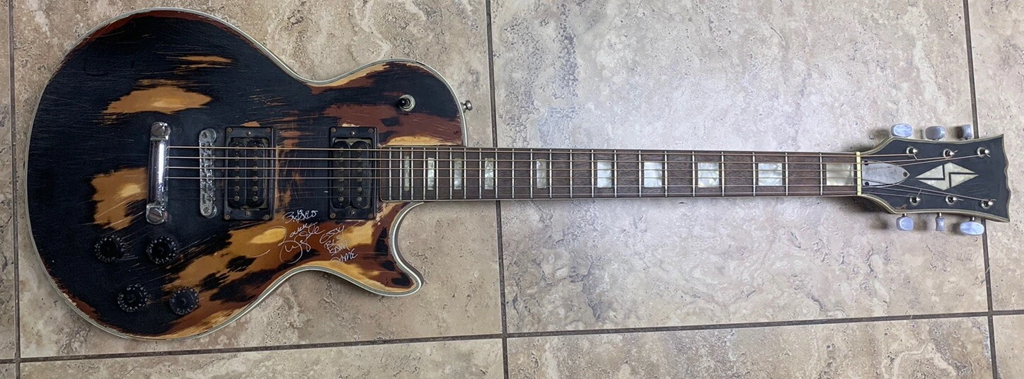 Zakk Wylde BLS Ozzy Signed Autographed Electric Guitar BAS Beckett Certified