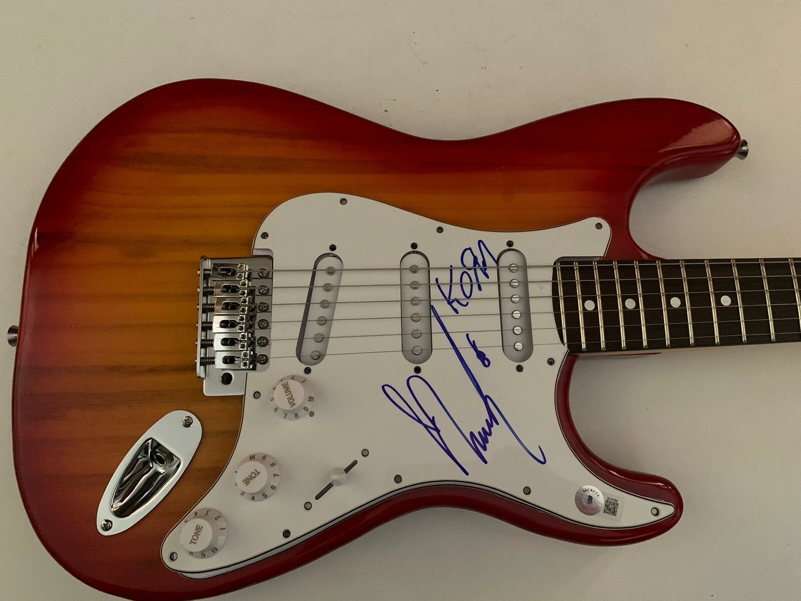 Munky KORN Signed Autographed Electric Guitar Beckett Certified