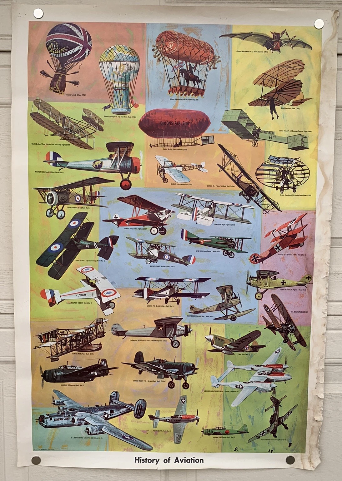 History of Aviation Vintage 1970's B&B 25.5