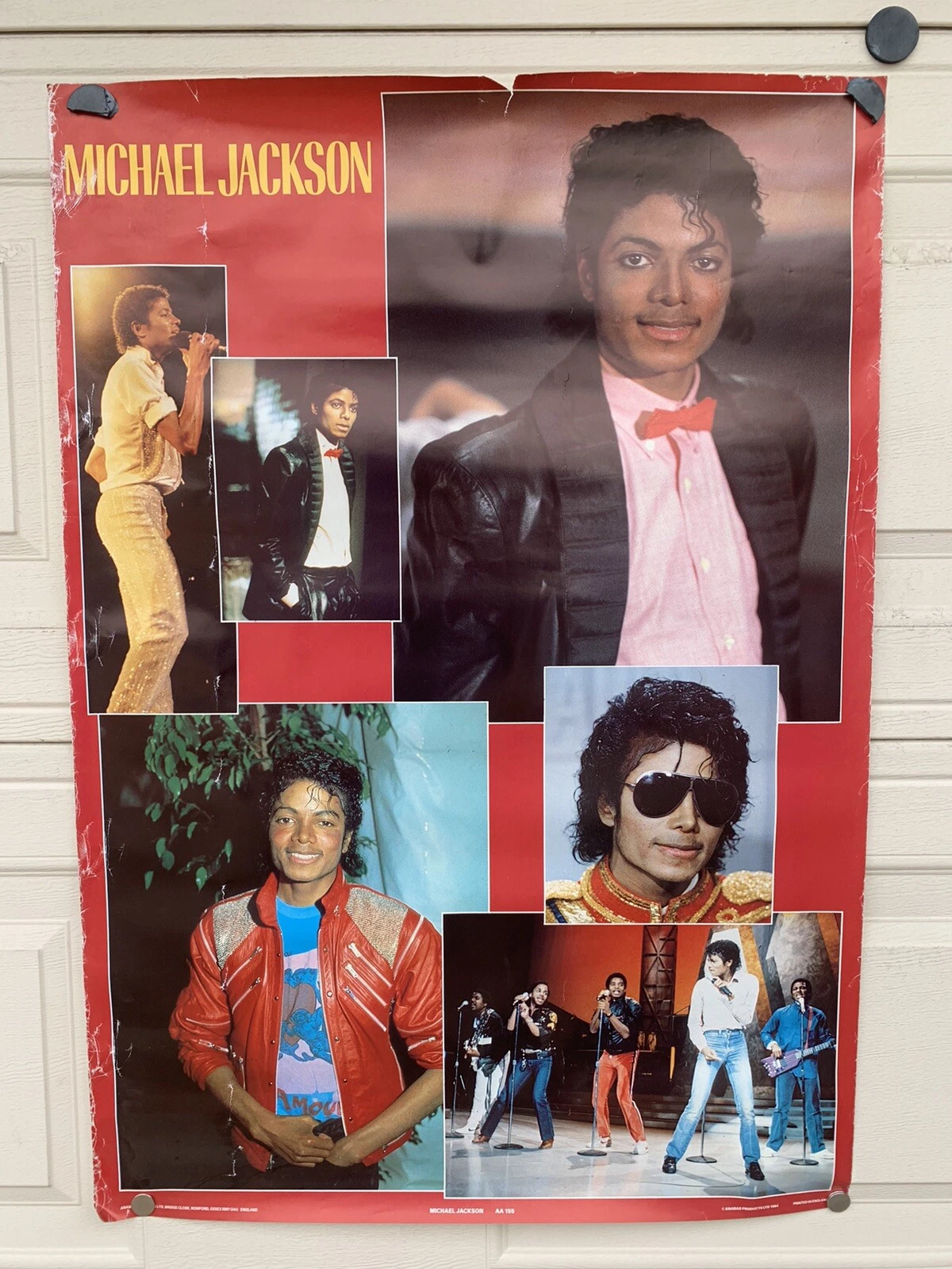 Michael Jackson Collage Anabas AA155 Vintage  24.5