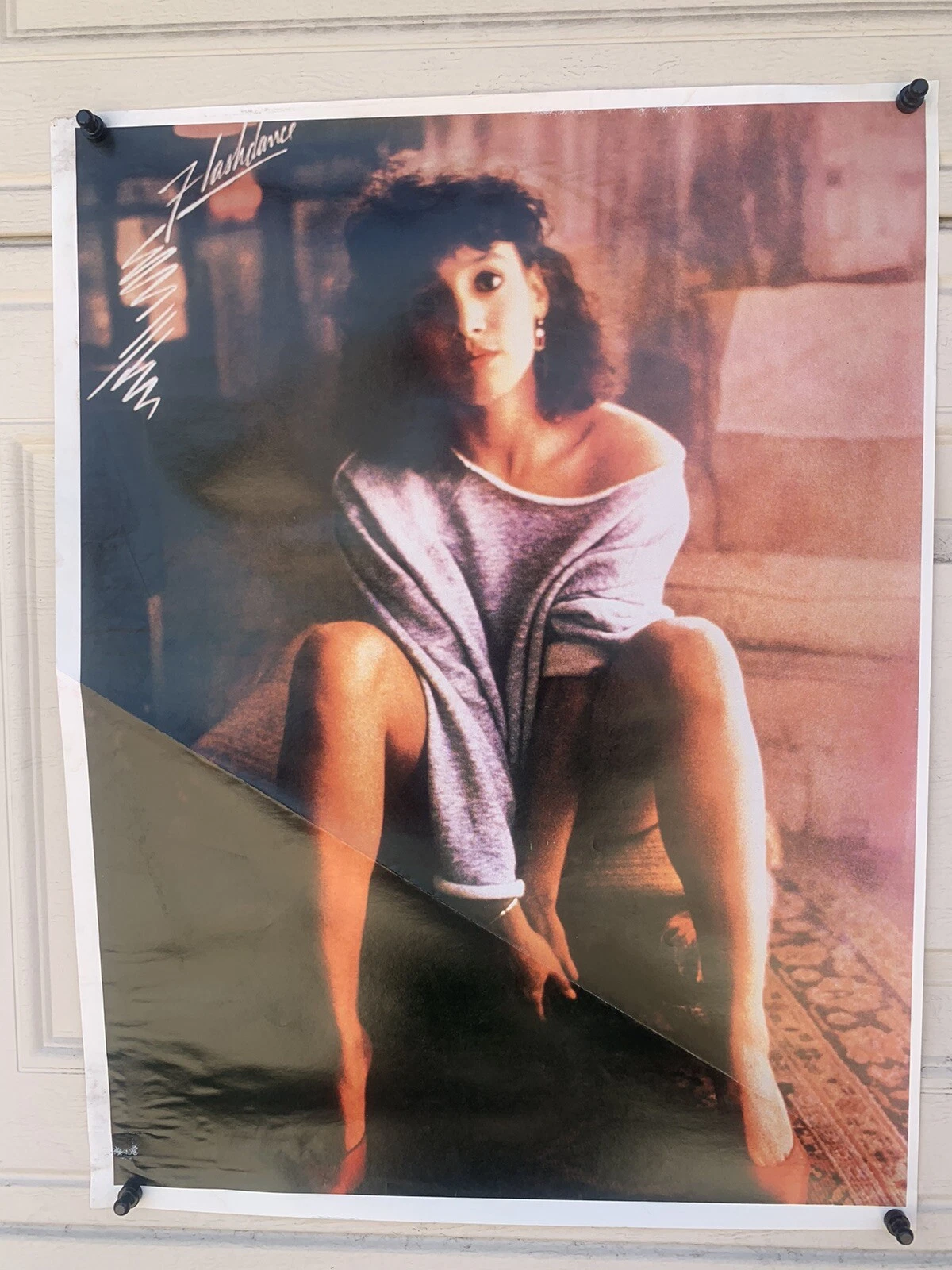 Flashdance Jennifer Beals Movie Poster 1980's 17.5