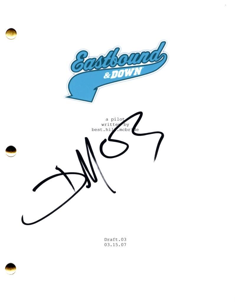 Danny McBride Signed Autograph Eastbound & Down Full Pilot Script - Kenny Powers
