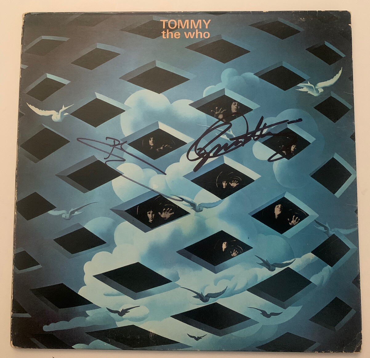 The Who Roger & Pete Signed Autographed Tommy LP Album Record JSA Certified