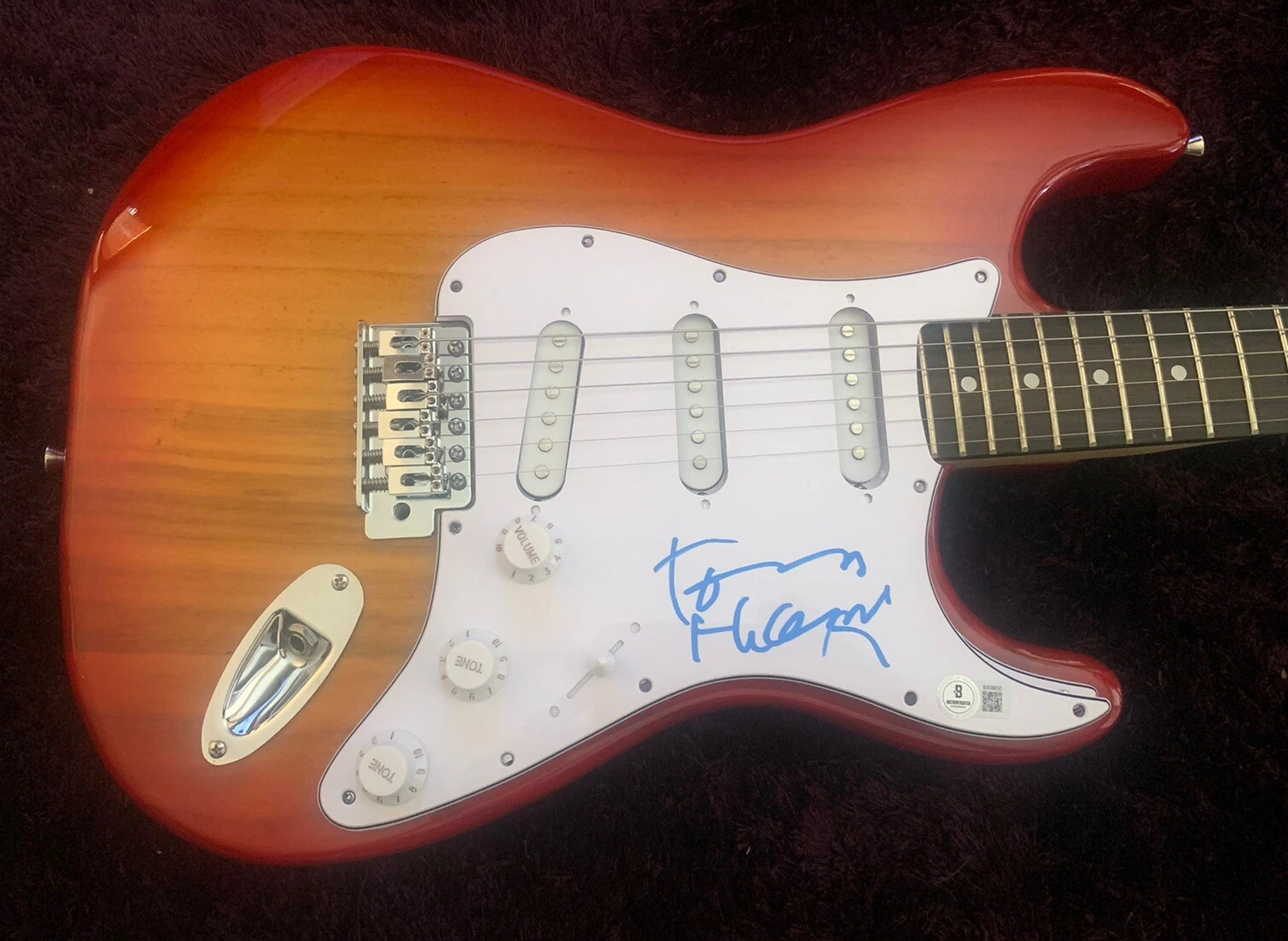 Tommy Thayer KISS Signed Autographed Electric Guitar Beckett Certified