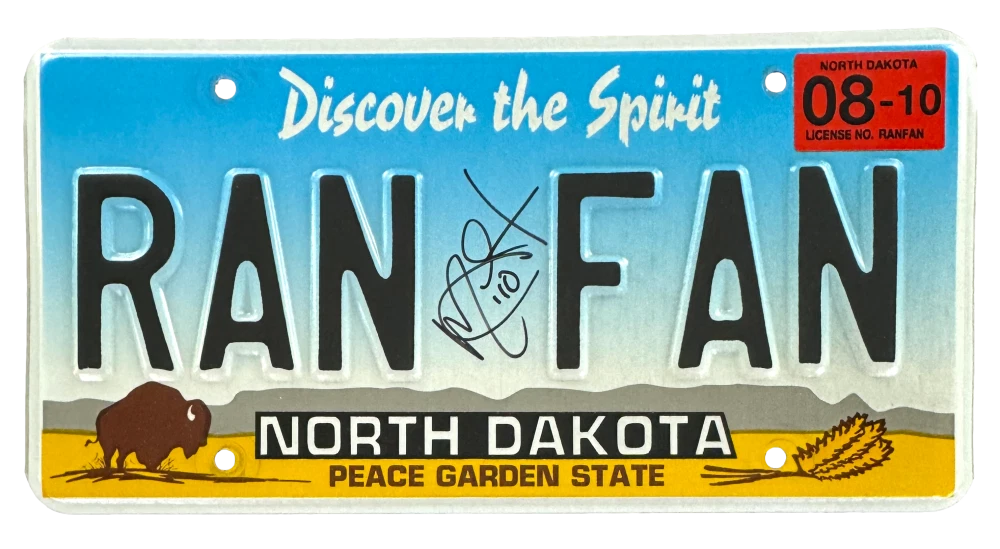 Miranda Lambert Signed Autograph RAN FAN License Plate - Country Music Star JSA