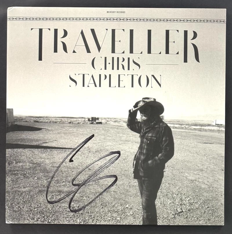 Chris Stapleton Signed Autograph Album Vinyl Record LP - Traveller w/ Beckett