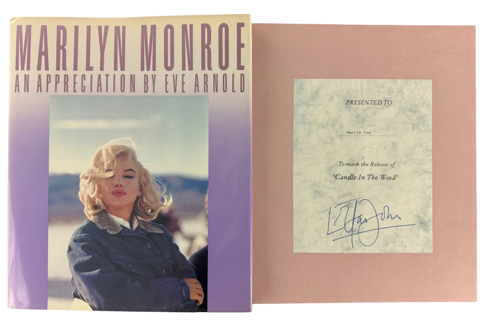 Elton John Signed Autograph Marilyn Monroe LtdEd Candle in the Wind Book JSA COA