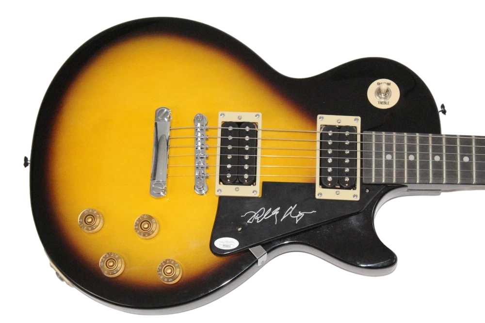 Robby Krieger The Doors Signed Autograph Gibson Epiphone Les Paul Guitar JSA COA