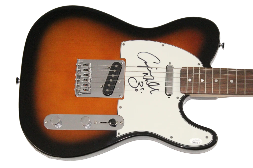 Crispian Mills Kula Shaker Signed Autograph Fender Telecaster Guitar w/ JSA COA