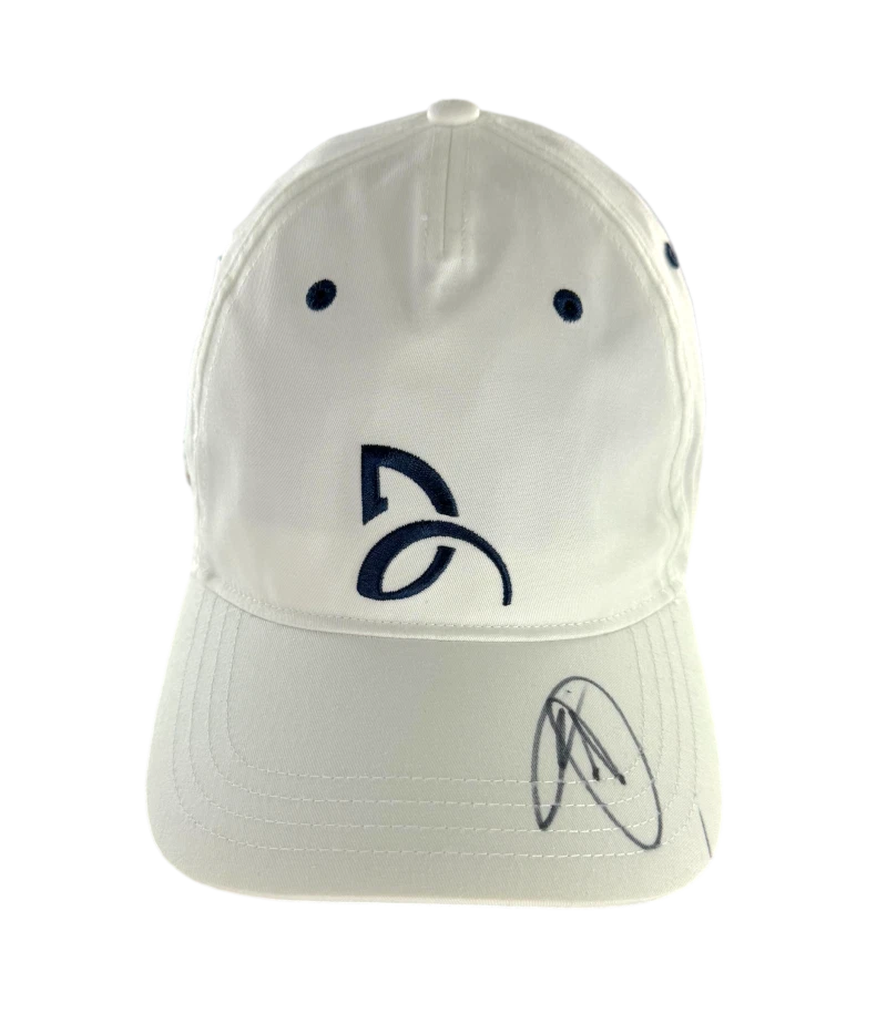 Novak Djokovic Signed Autograph Signature Logo Tennis Cap Hat w/ Beckett COA