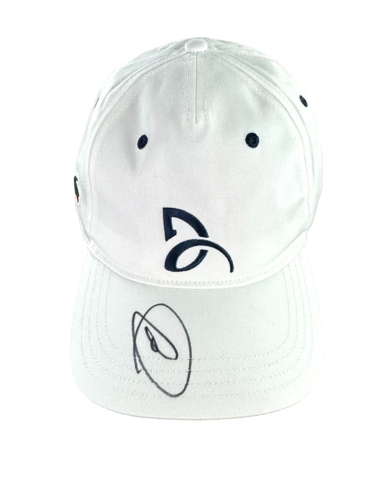 Novak Djokovic Signed Autograph Signature Logo Tennis Cap Hat - Beckett COA