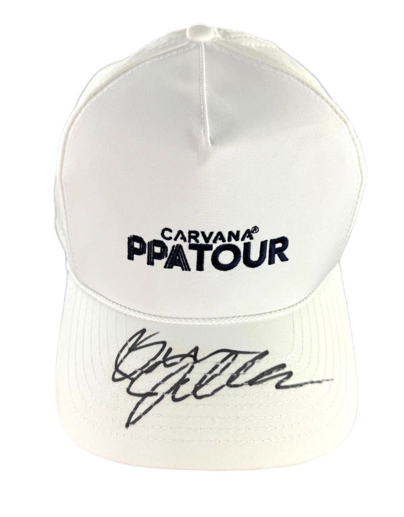 BEN JOHNS SIGNED AUTOGRAPH PPA TOUR PICKLEBALL CAP HAT – THE GOAT W/ PSA COA COLLECTIBLE MEMORABILIA