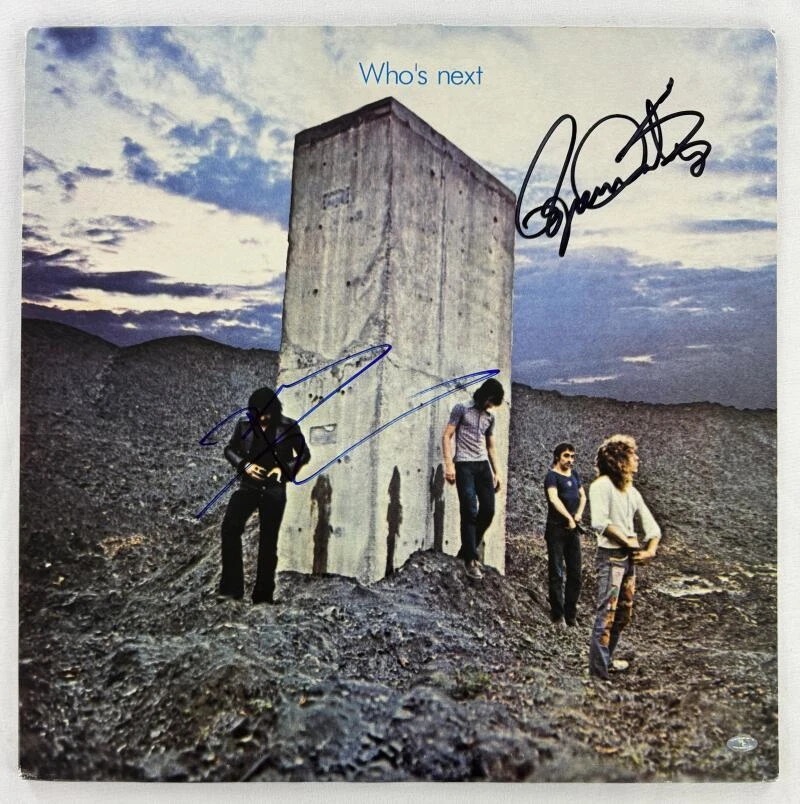 Roger Daltrey Pete Townshend Signed Autograph Album Record - The Who Beckett COA