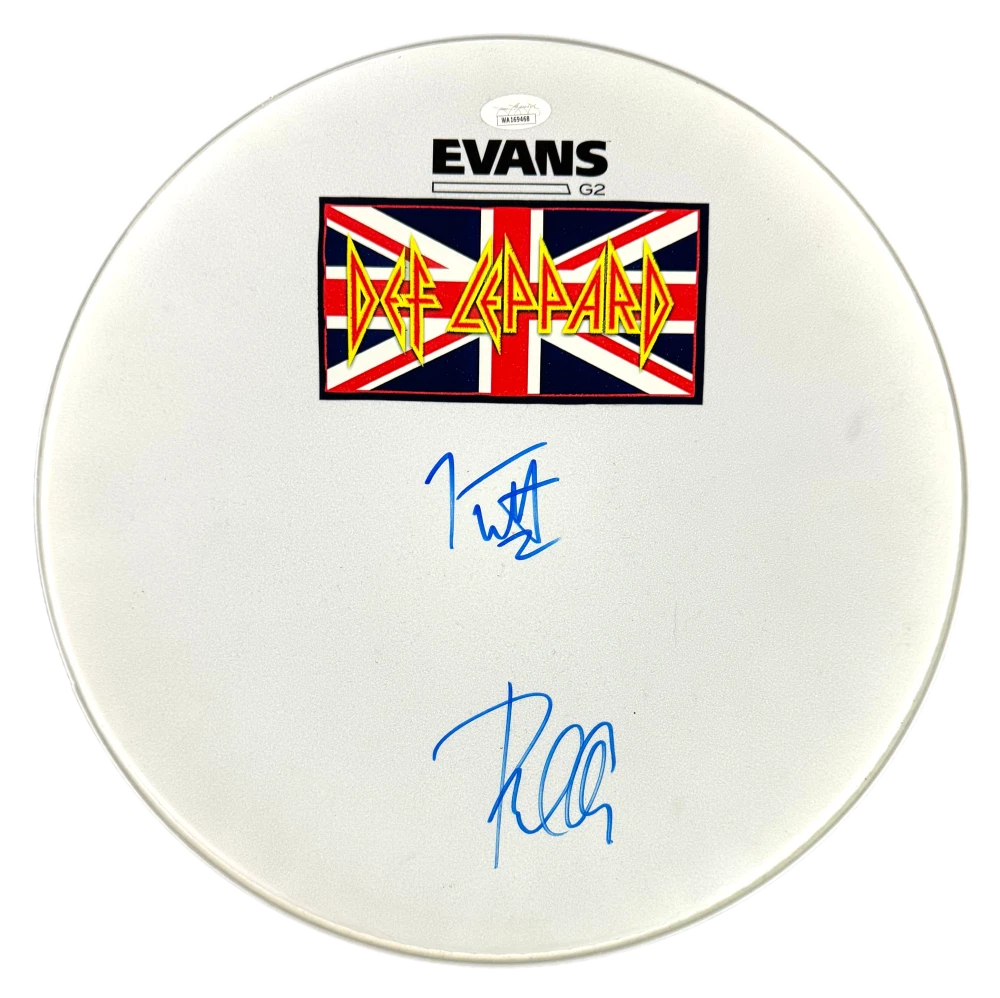Phil Collen & Joe Elliott Signed Autograph 13
