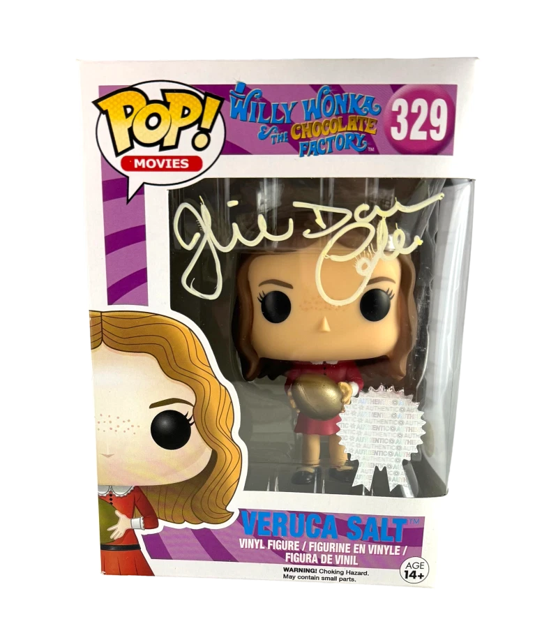 Julie Dawn Cole Signed Autograph Funko 329 Veruca Salt Willy Wonka w/ JSA COA