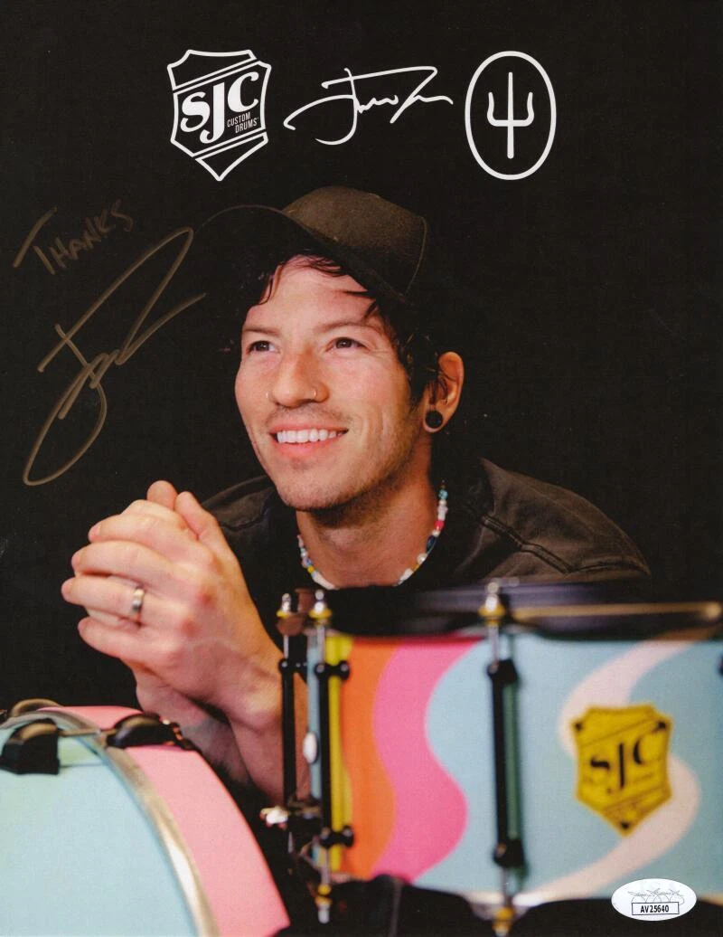 Josh Dun Twenty One Pilots Signed Autograph 8.5x11 Photo - Blurryface w/ JSA COA