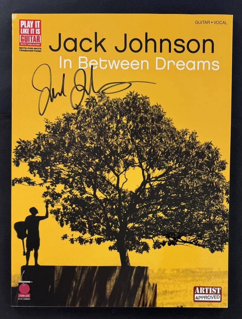 Jack Johnson Signed Autograph Sheet Music Booklet Songbook w/ JSA COA