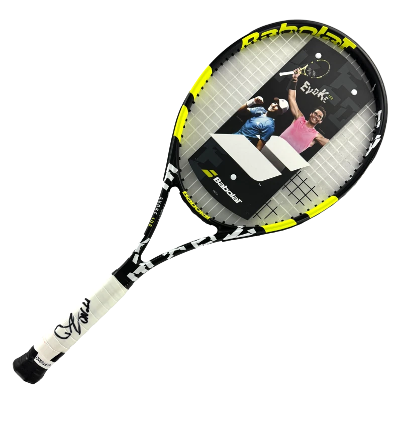 Rafael Nadal Signed Autograph Babolat Evoke 102 Tennis Racket Racquet w/ Beckett