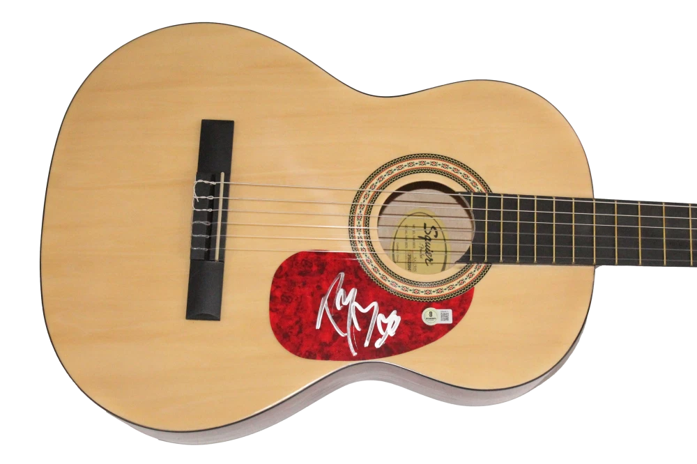 Post Malone Signed Autograph Fender Acoustic Guitar F-1 Trillion w/ Beckett COA