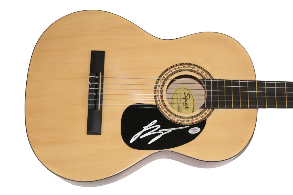 Luke Bryan Signed Autograph Fender Acoustic Guitar - Country Music Stud PSA COA