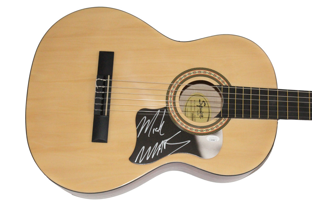 Mick Mars Motley Crue Signed Autograph Fender Acoustic Guitar w/ JSA COA