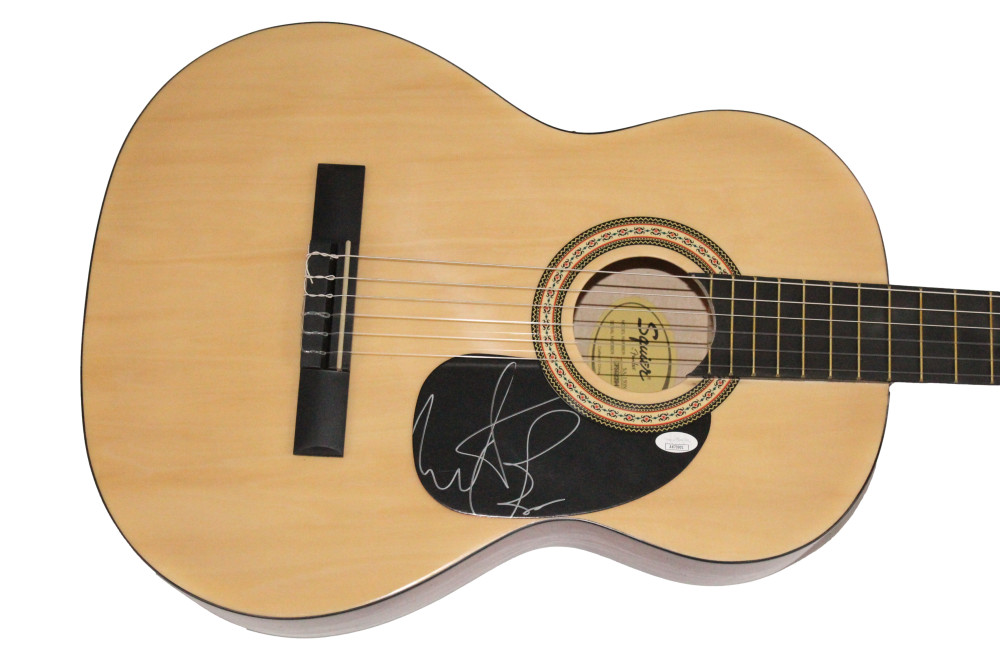 Charlie Watts Rolling Stones Signed Autograph Fender Acoustic Guitar w/ JSA COA